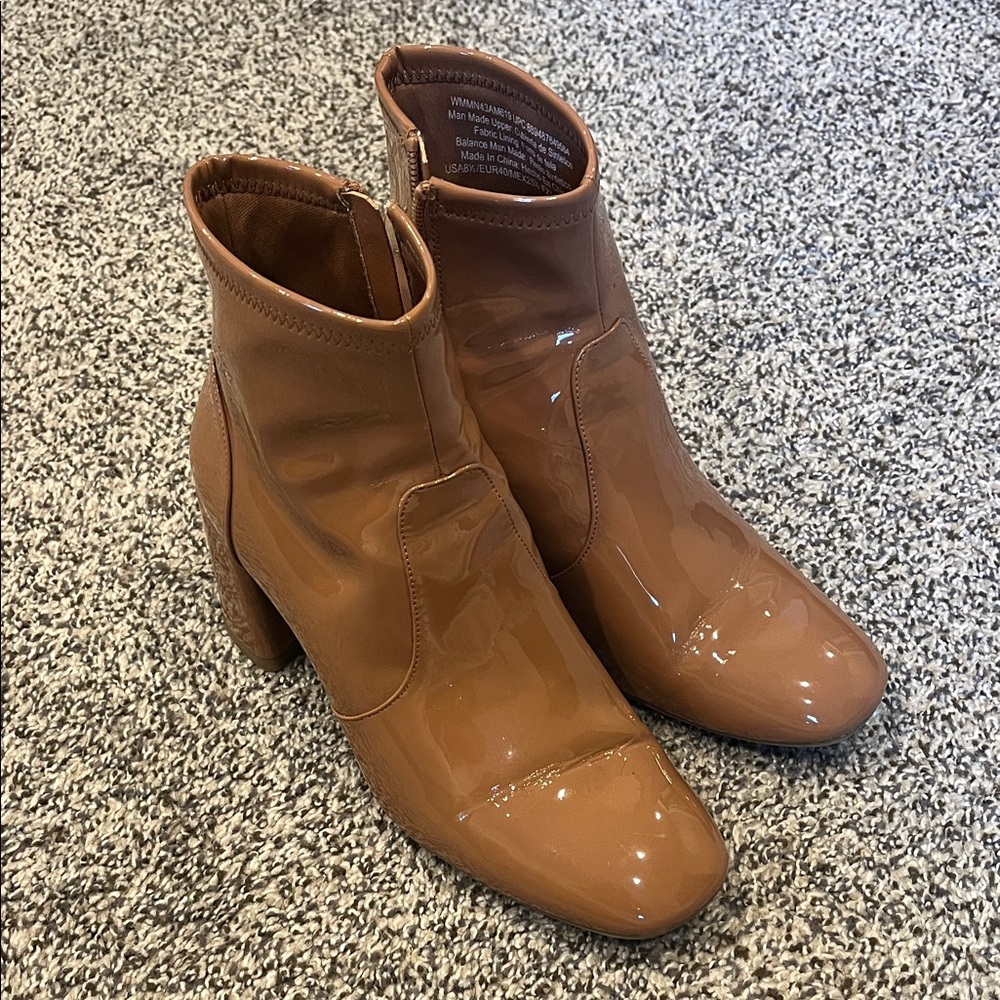 Chic Madden NYC Tan Ankle Boots